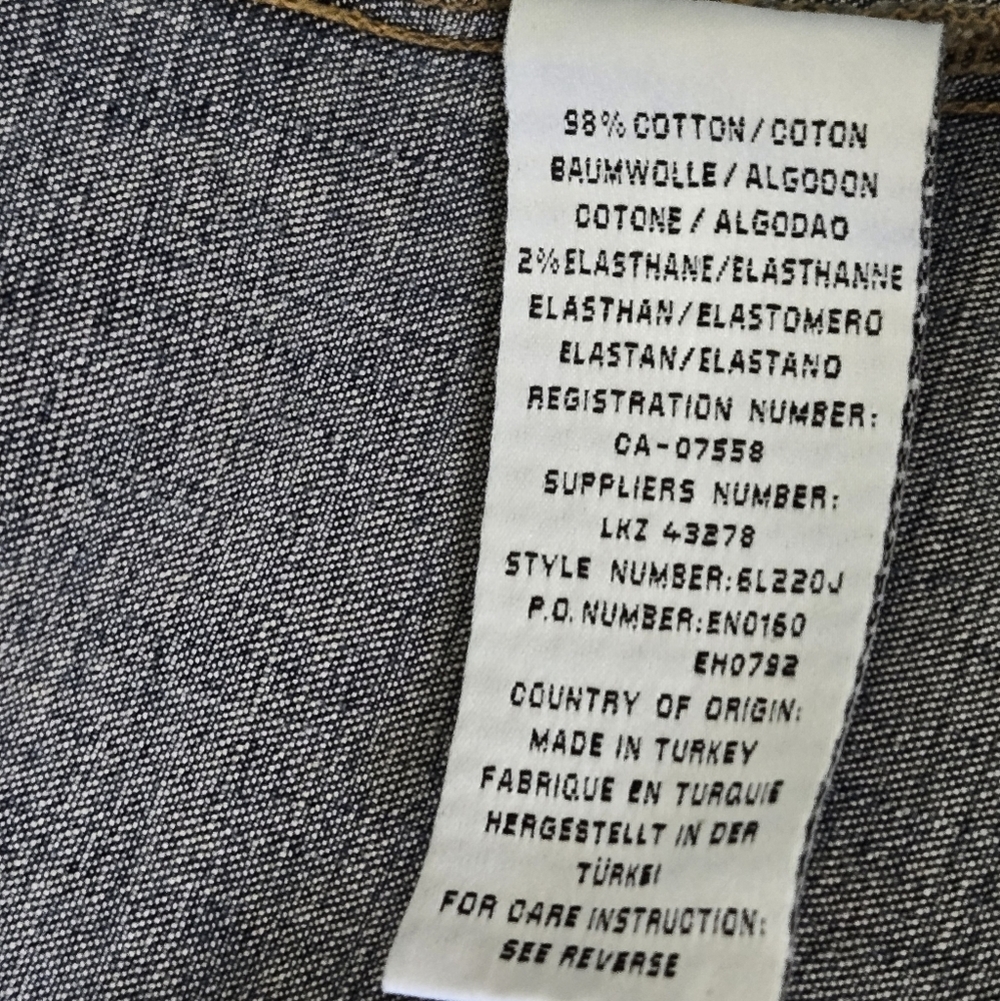 Vintage Y2K Miss Sixty‎ Jean Blue Denim Fitted Jacket Size Medium - Picture 14 of 16